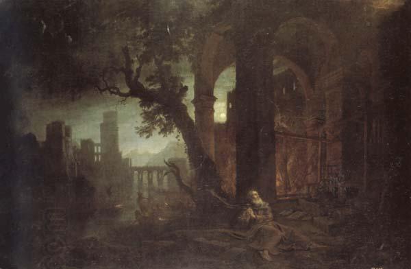 Claude Lorrain Landscape with the Temptations of St.Anthony Abbot